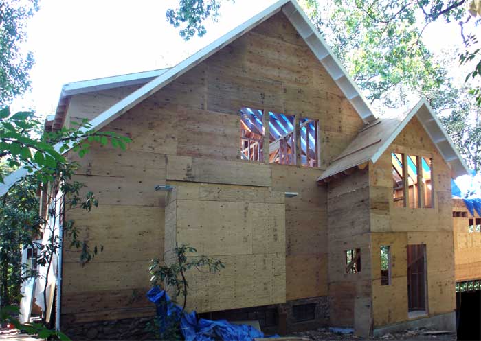 plywood sheathing